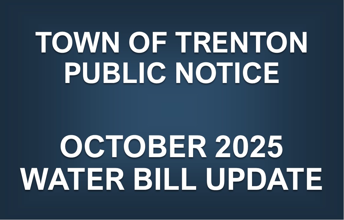 October 2025 Water Bill Update